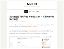 Tablet Screenshot of nrihq.com